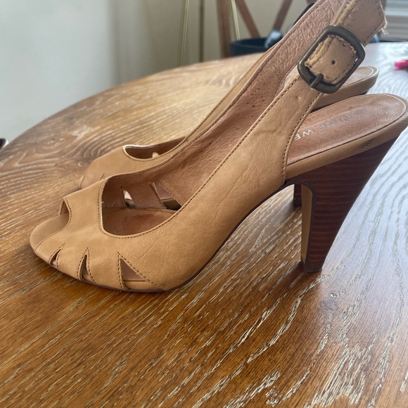 Nine West Taupe Maggieff Heels - Picture 3 of 9